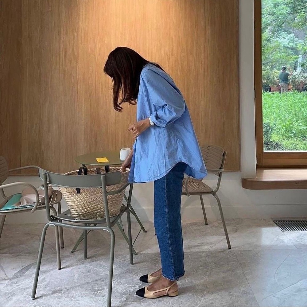 Chic Two-Tone Slingback Pumps (Never Worn) - Picture 3 of 5